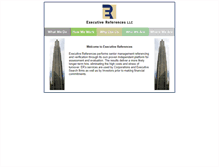 Tablet Screenshot of executivereferences.com